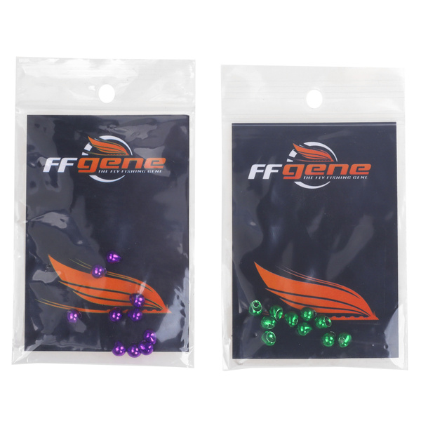 FFGene Tungsten Beads Jig Off Metallic