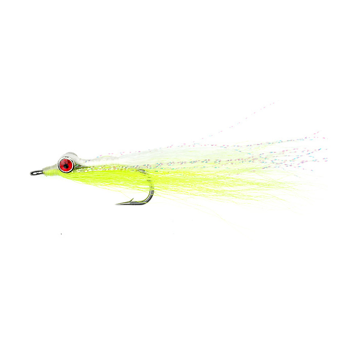 B.C.Deep Minnows Chartreuse/ White Belly (007)