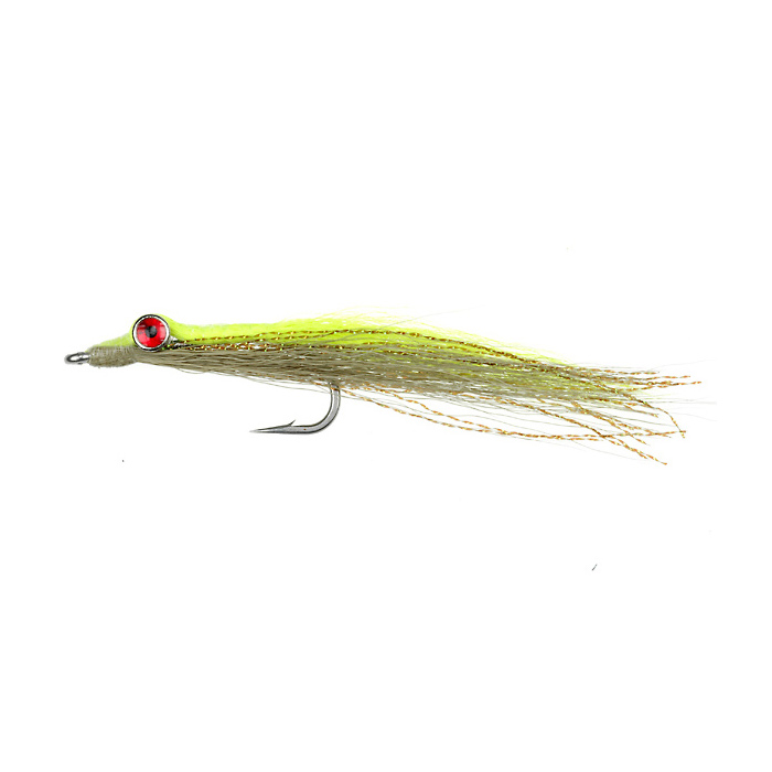 B.C.Deep Minnows Olive/Chartreuse Belly (009)