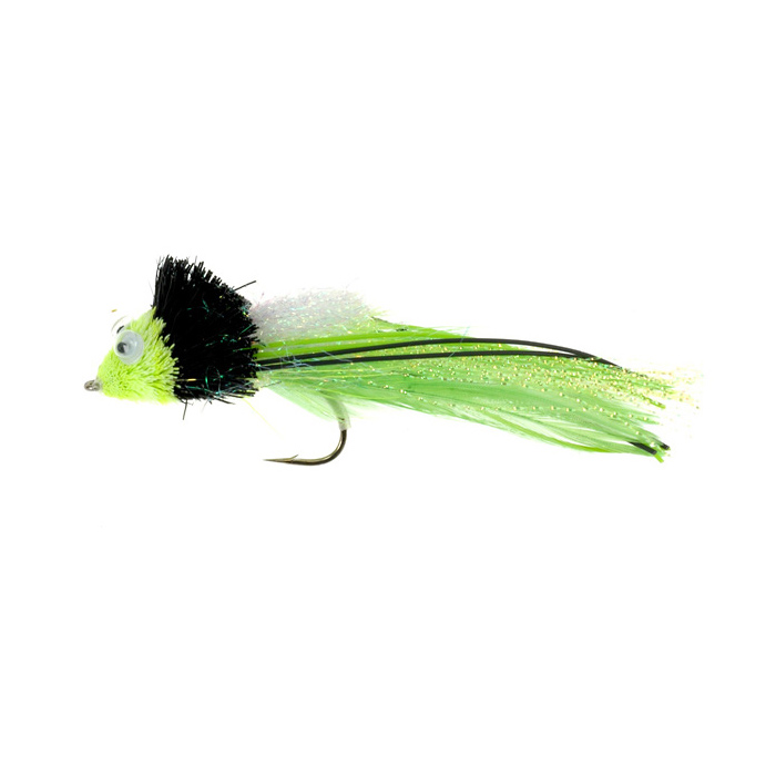 Irresistable Deerhair Divers Black/Chartreuse (268)