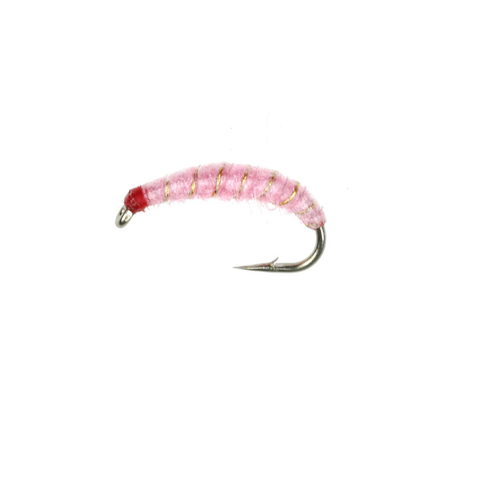 CZ Pink Gold Ribbed Nymph (323)