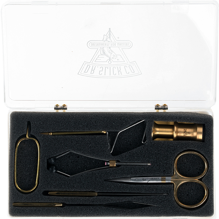 Dr Slick Fly Tying Gift Set (Gold Looped)
