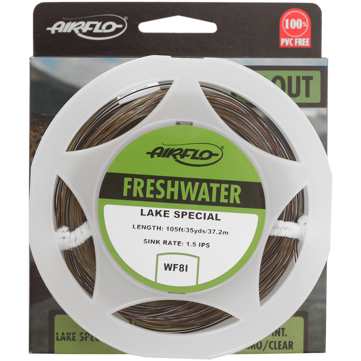 Airflo Ridge Delta Taper Clear Floating and Intermediate Fly Lines 
