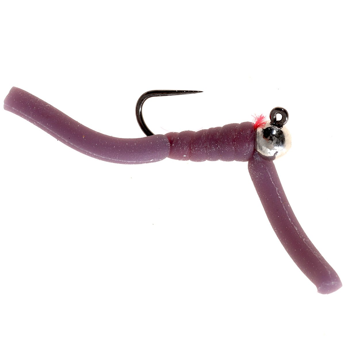 Squirmy Wormie Nymph Jig - Purple Worm